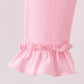 Pink ruffle pants