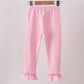 Pink ruffle pants