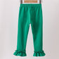 Forest ruffle pants
