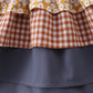 Pumpkin Floral Ruffle 2pc Set