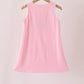 Pink turkey applique dress