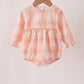 Pink plaid bubble