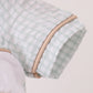 Green plaid turkey embroidery bubble