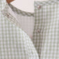 Beige turkey embroidery gingham bubble