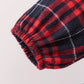 Red plaid dress