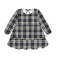 Black&white plaid dress