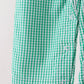 Green gingerbread embroidery gingham jonjon