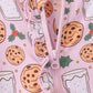 Pink milk cookie holly bamboo romper
