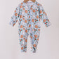 Blue milk cookie holly bamboo romper