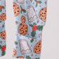 Blue milk cookie holly bamboo romper