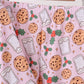 Pink milk cookie holly bamboo pajama set