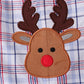 Blue plaid deer reversible jonjon