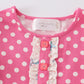 Platinum balcony pink dot dress