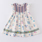 Platinum balcony ruffle dress