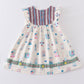 Platinum balcony ruffle dress
