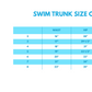 Green Stripe Shark UPF Swim Trunks