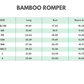 Blue character bamboo romper