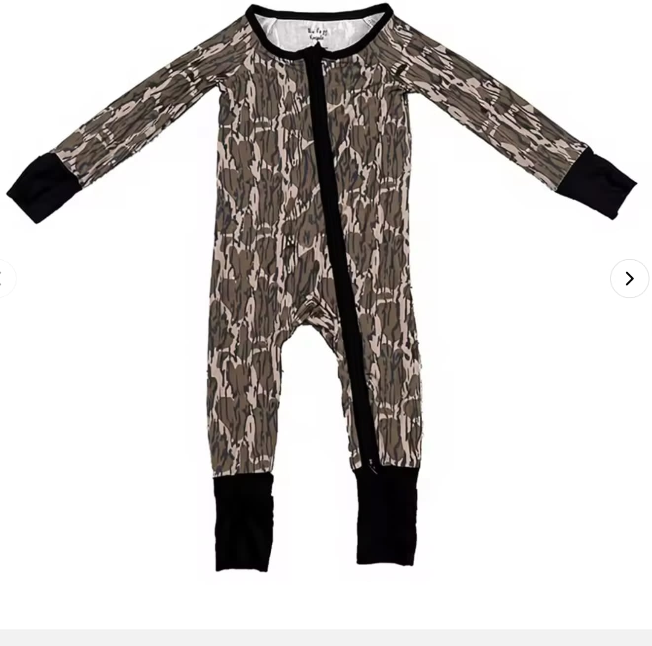 Bamboo zip sleeper camo