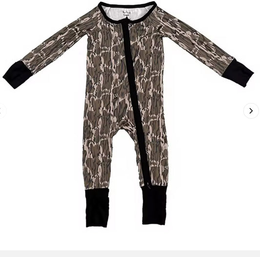 Bamboo zip sleeper camo