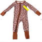 Bamboo zip sleeper leopard