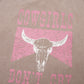 Smoke Gray Cowboy & Beer Western Graphic Mineral Wash Tank Top