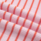 Pink Stripe Textured Knit Sleeveless Casual Sweater Top