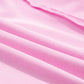 Pink Rainbow Stripe Ribbed Patchwork Raw Seam Oversize Polo Tee
