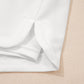 White Solid Color Ribbed Patchwork High Waist Athletic Shorts