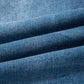 Sail Blue Exposed Stitching Straight Jeans