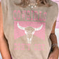 Smoke Gray Cowboy & Beer Western Graphic Mineral Wash Tank Top