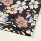 Black Floral Print Slim Long Sleeve T Shirt