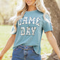 Stone Blue Camo GAME DAY Graphic T Shirt